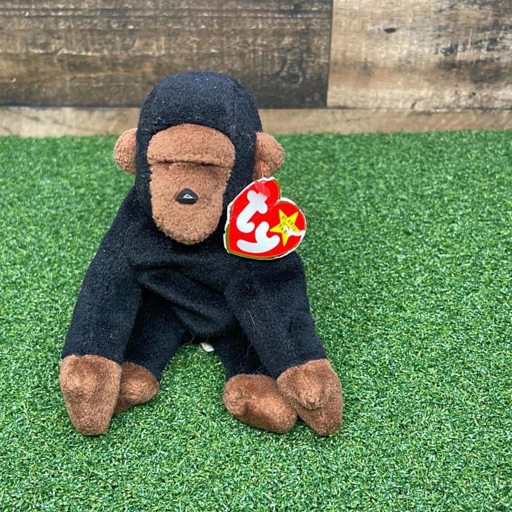 Ty Beanie Baby Congo‎ Gorilla Plush Toy Stuffed Animal Collectible